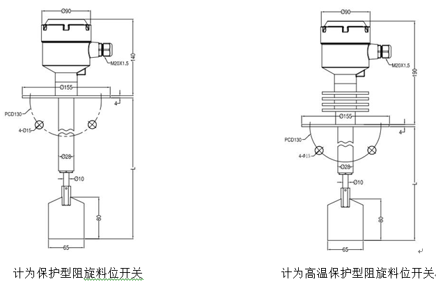 保護型阻旋料位開關(guān)應(yīng)用中的優(yōu)勢和特點